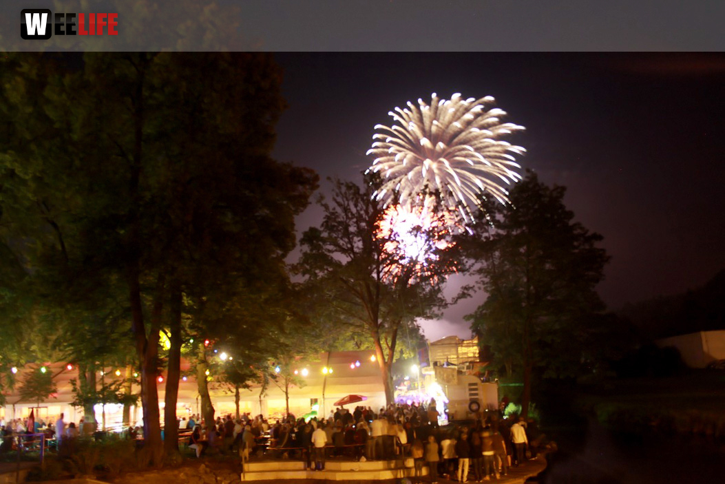 Wiesenfest Selbitz Feuerwerk