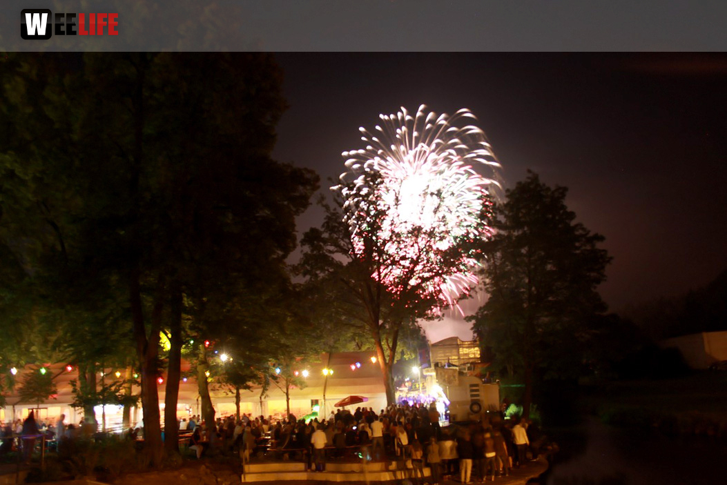 Wiesenfest Selbitz Feuerwerk