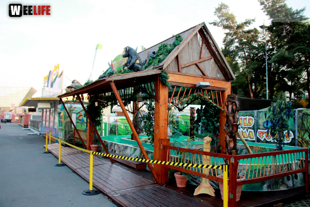 Volksfestaufbau Endspurt 27.7.16