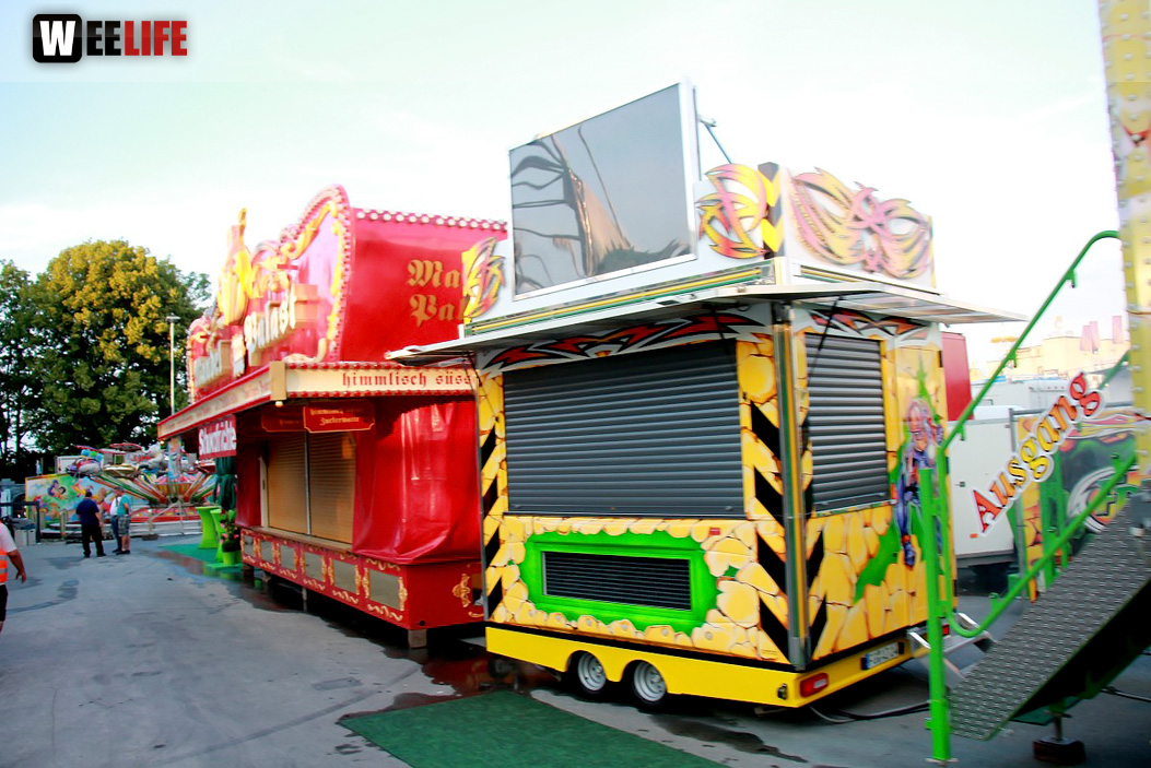 Volksfestaufbau Endspurt 27.7.16