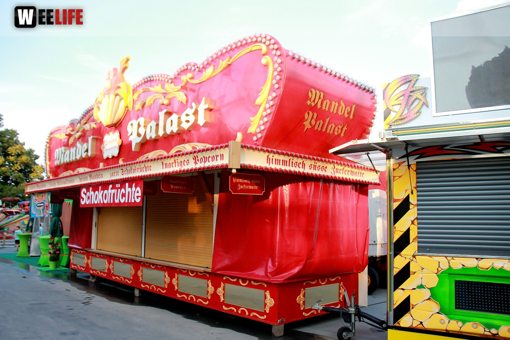 Volksfestaufbau Endspurt 27.7.16