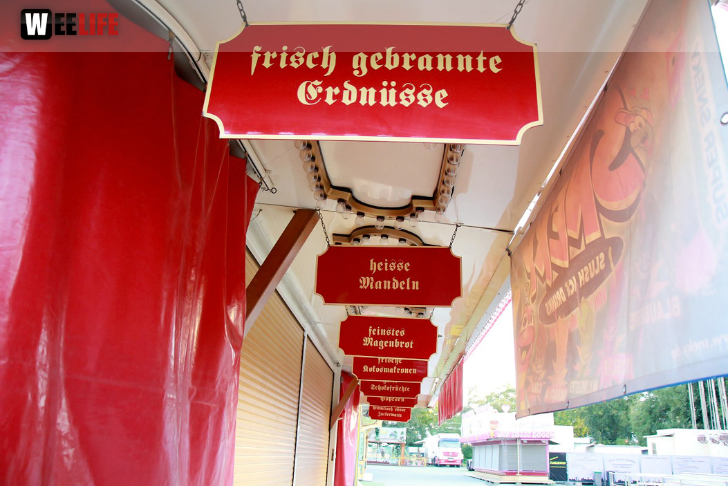 Volksfestaufbau Endspurt 27.7.16