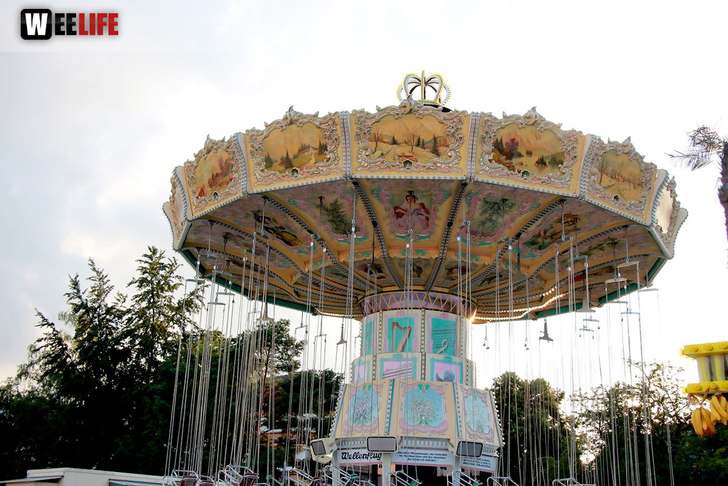 Volksfestaufbau Endspurt 27.7.16