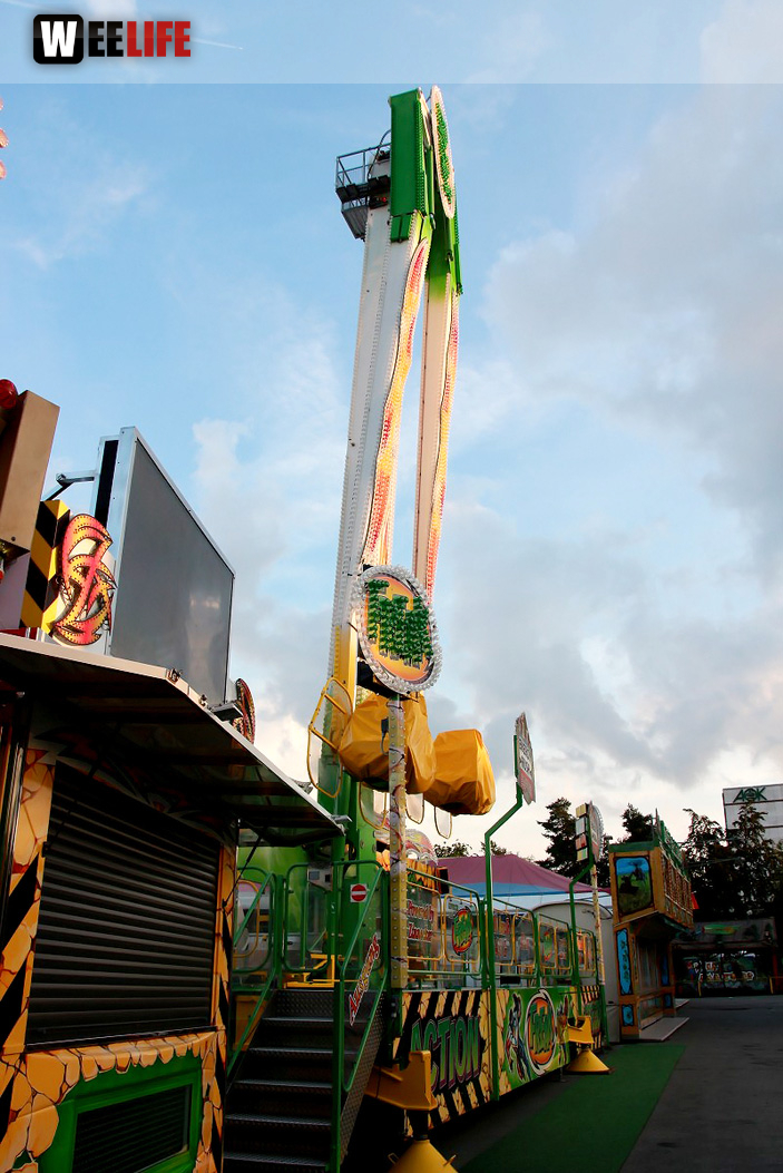 Volksfestaufbau Endspurt 27.7.16