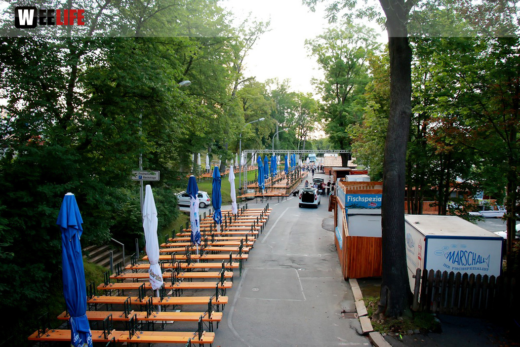 Volksfestaufbau Endspurt 27.7.16