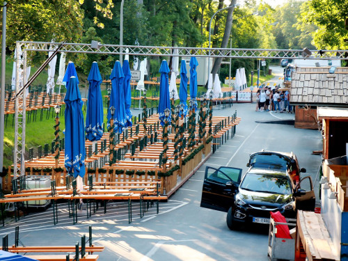 Volksfestaufbau Letzer Aufbautag 28.7.16 – Foto 34