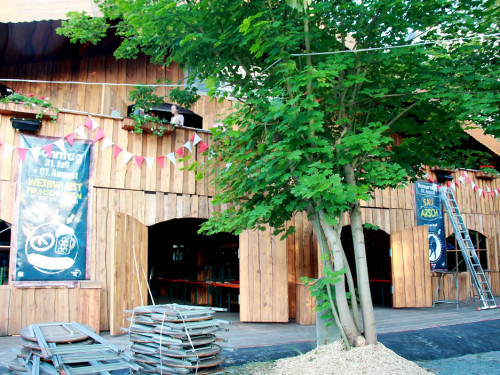 Volksfestaufbau Letzer Aufbautag 28.7.16 – Foto 51