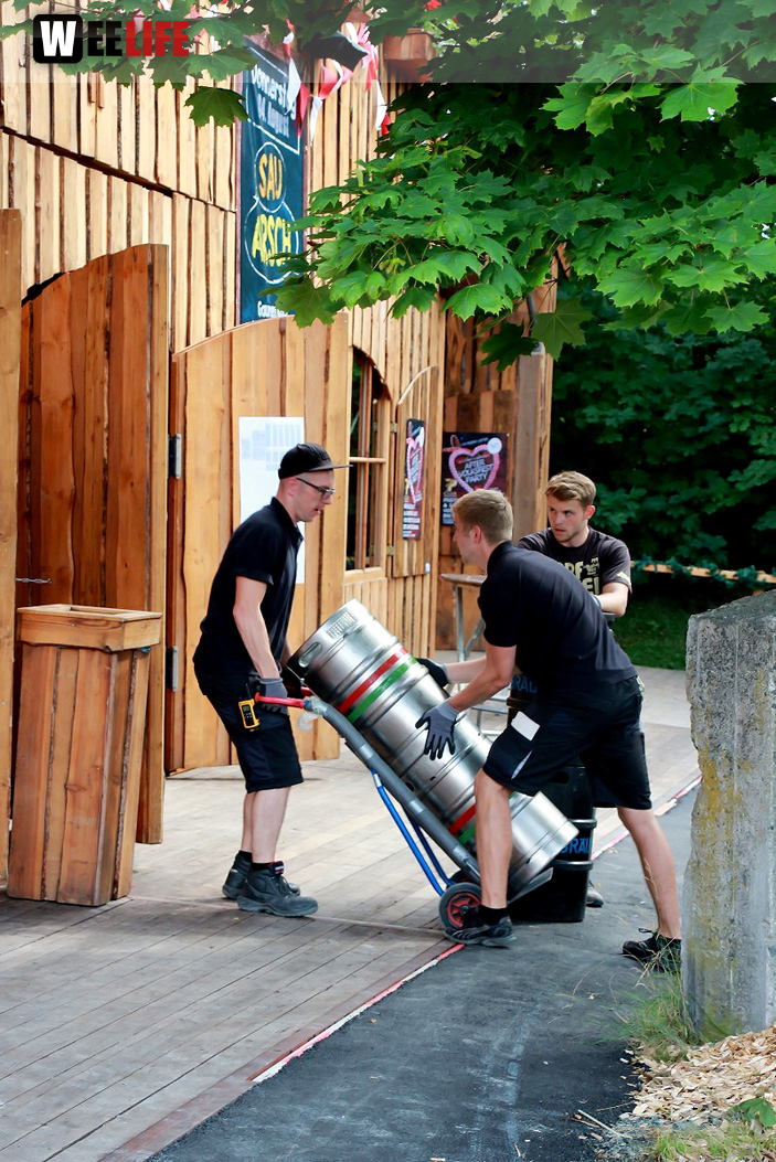 Hofer Volksfest 2016 Tag 1 Freitag Vorbereitung