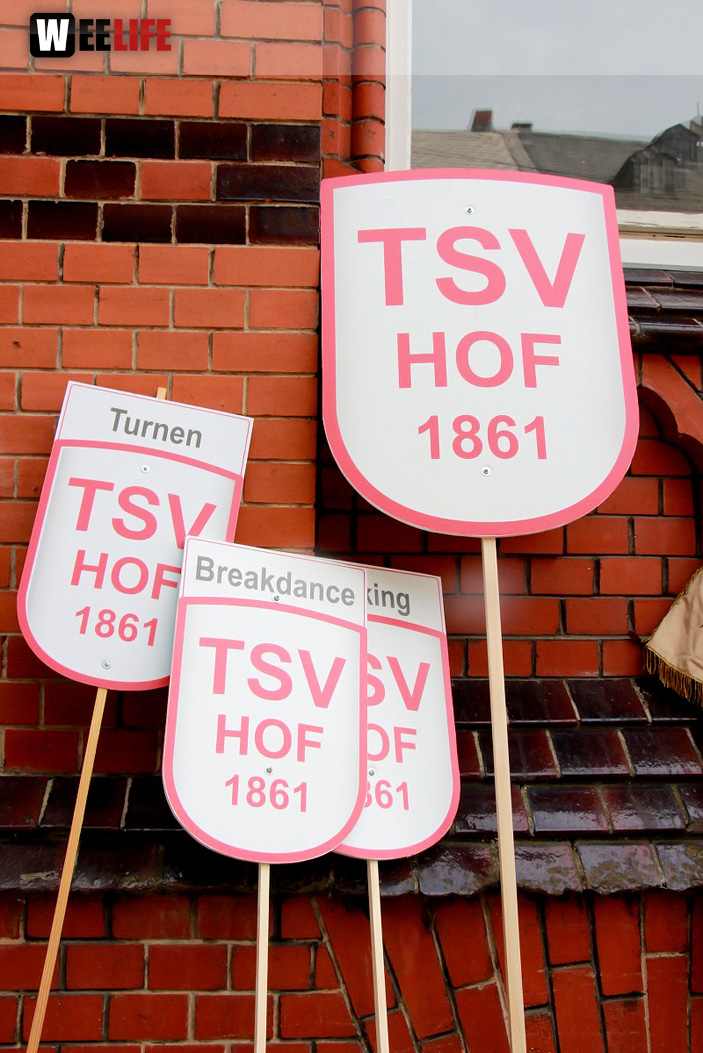 Hofer Volksfest 2016 Festzug Aufstellung