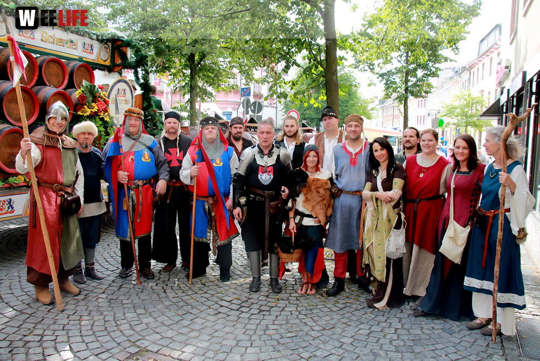 Hofer Volksfest 2016 Festzug Aufstellung