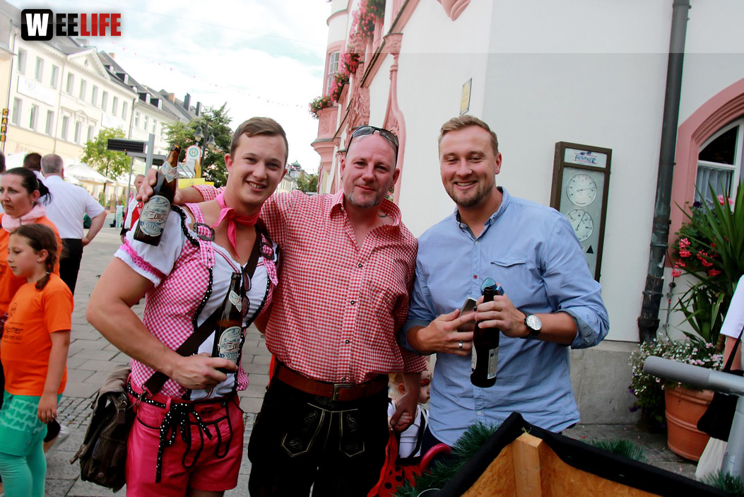 Hofer Volksfest 2016 Festzug Aufstellung