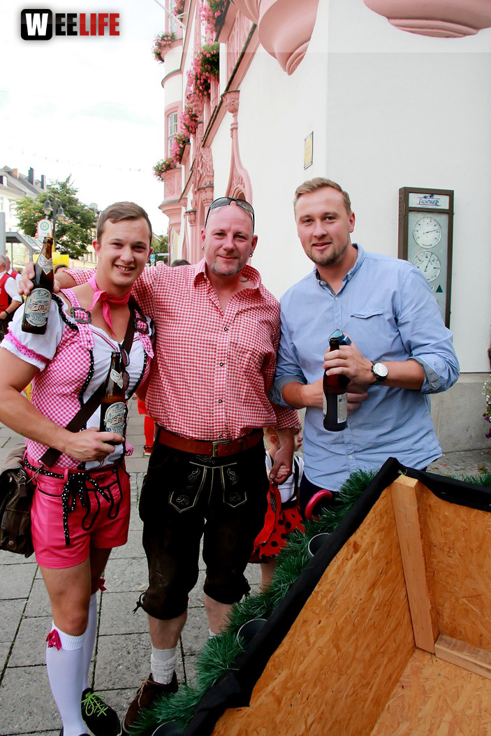 Hofer Volksfest 2016 Festzug Aufstellung