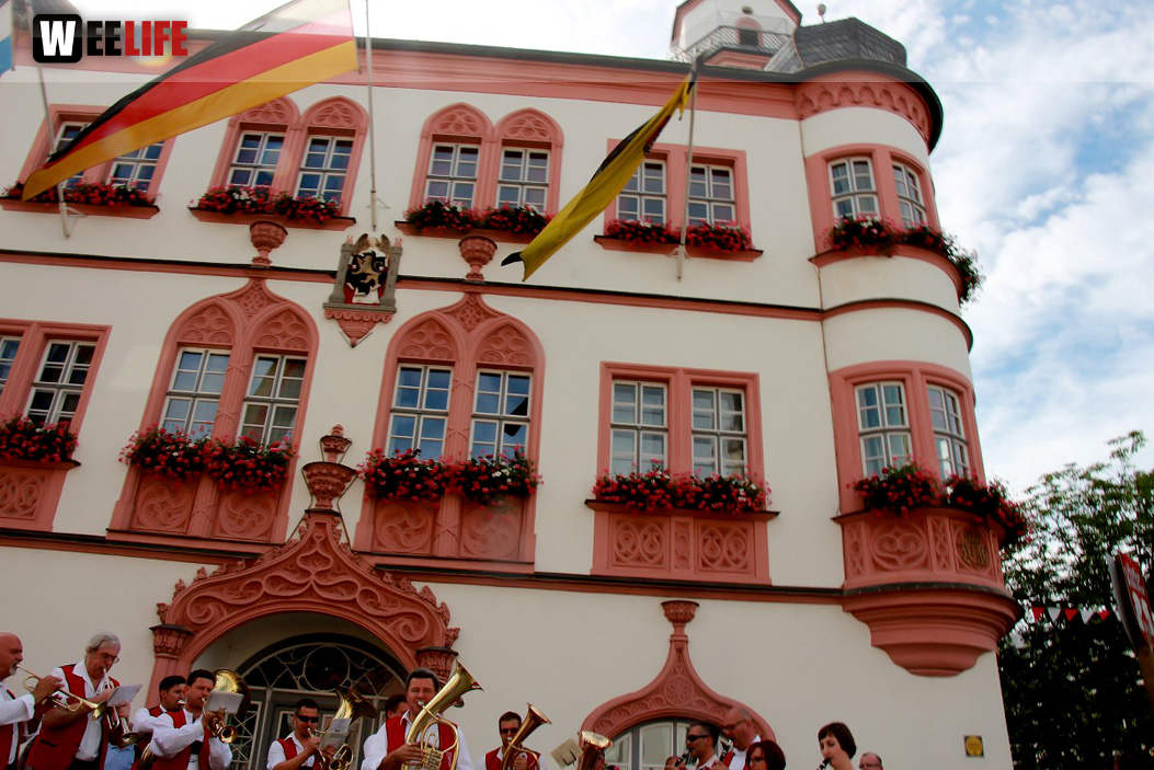 Hofer Volksfest 2016 Festzug Aufstellung