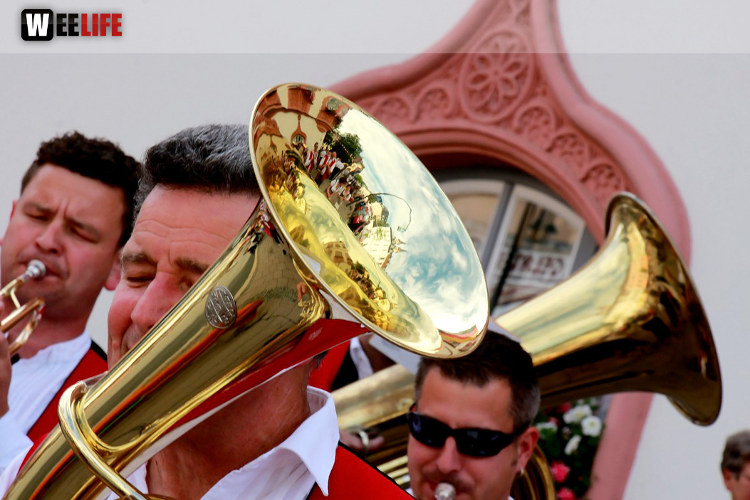 Hofer Volksfest 2016 Festzug Aufstellung