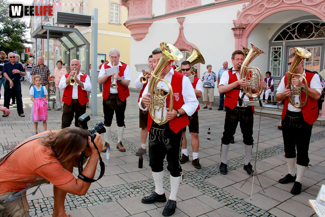 Hofer Volksfest 2016 Festzug Aufstellung