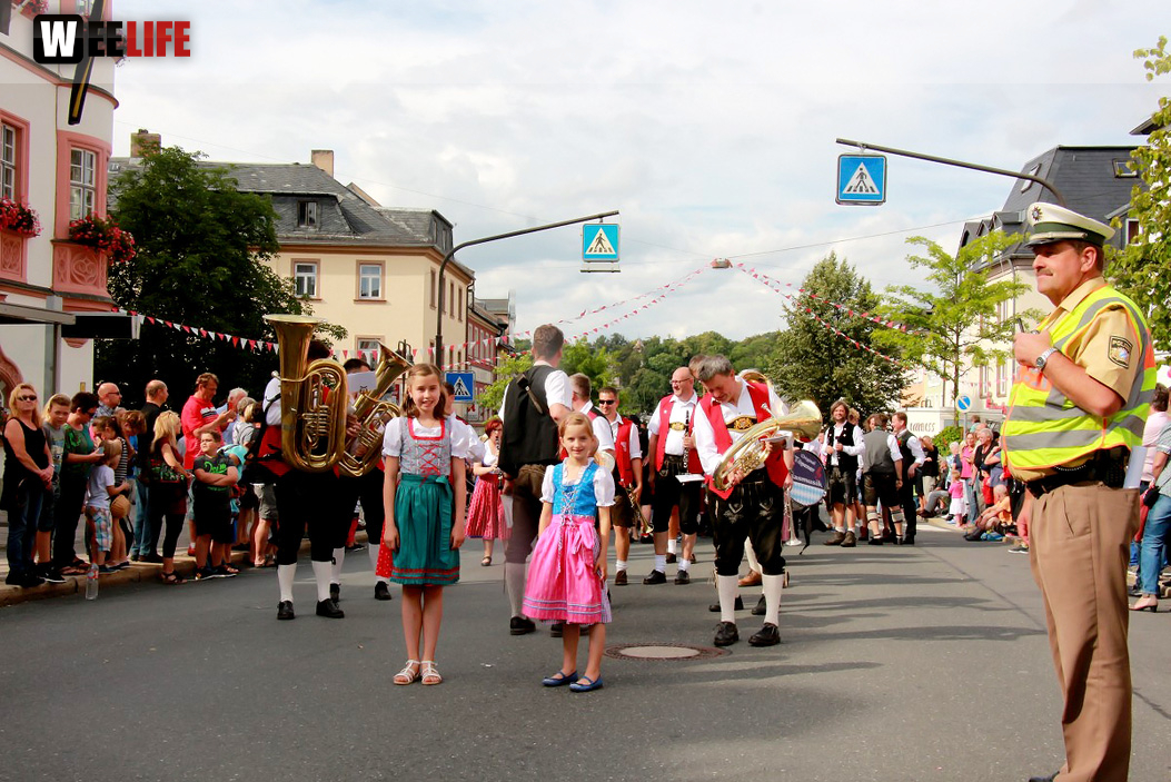 Hofer Volksfest 2016  Festzug Teil 1 29.7.16 