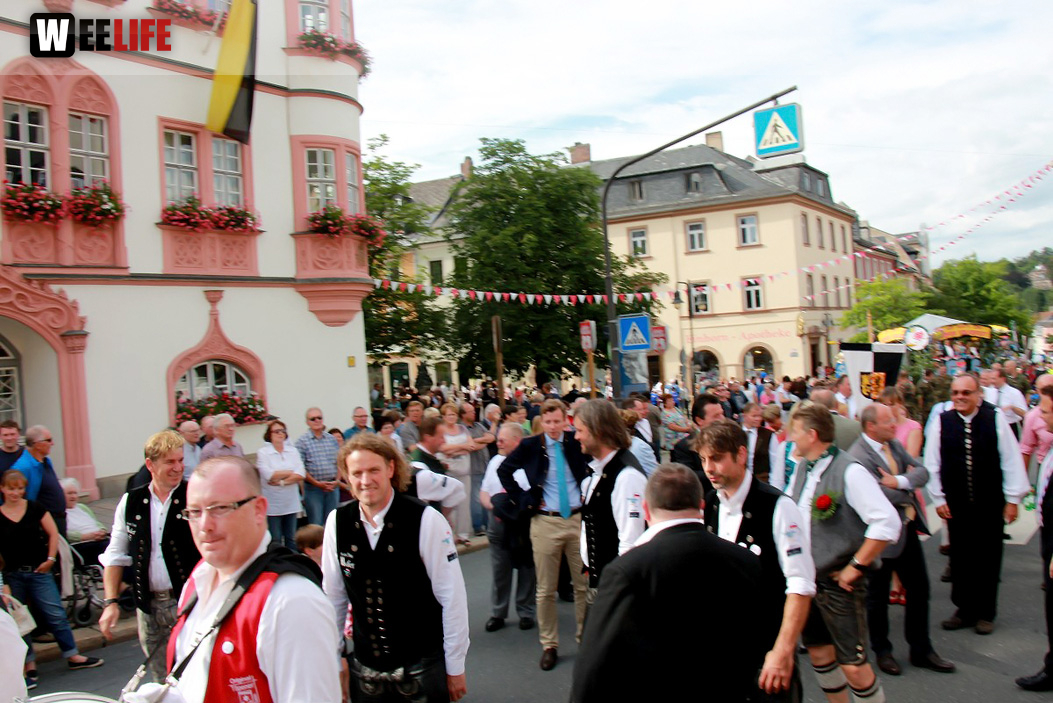 Hofer Volksfest 2016  Festzug Teil 1 29.7.16 