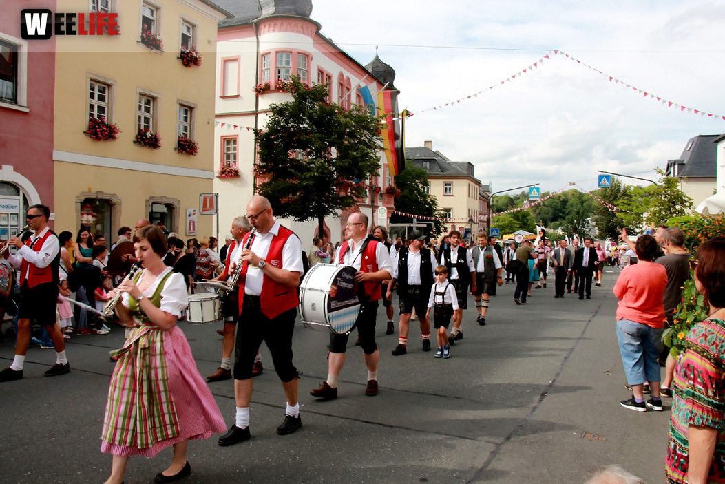 Hofer Volksfest 2016  Festzug Teil 1 29.7.16 