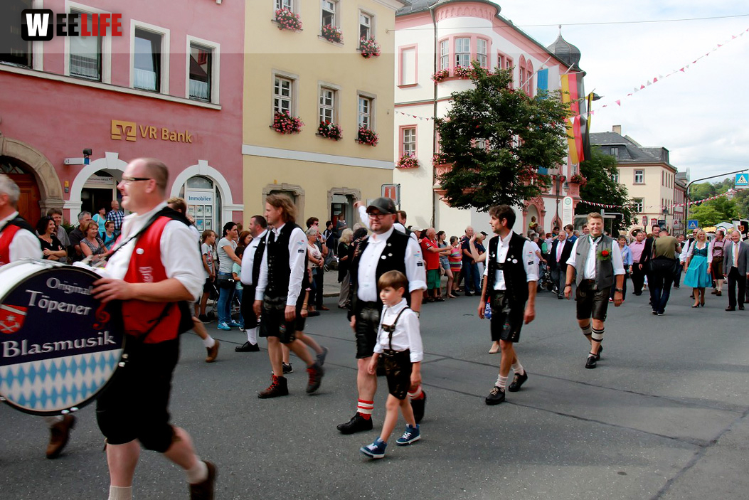 Hofer Volksfest 2016  Festzug Teil 1 29.7.16 