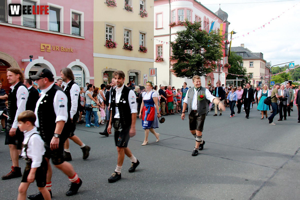 Hofer Volksfest 2016  Festzug Teil 1 29.7.16 