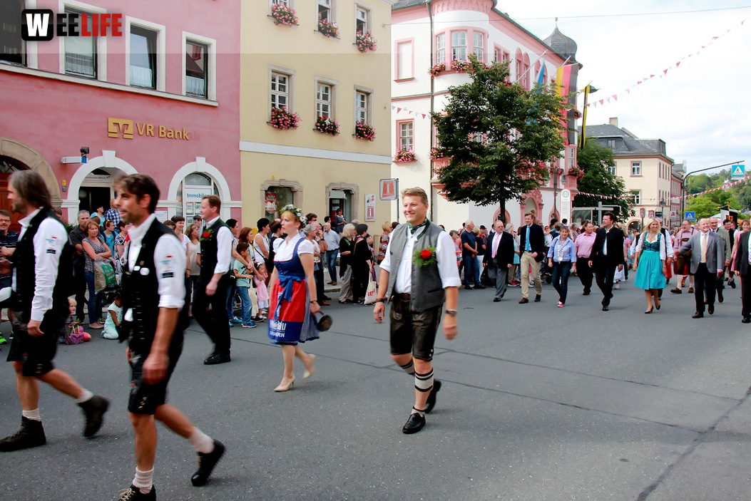 Hofer Volksfest 2016  Festzug Teil 1 29.7.16 