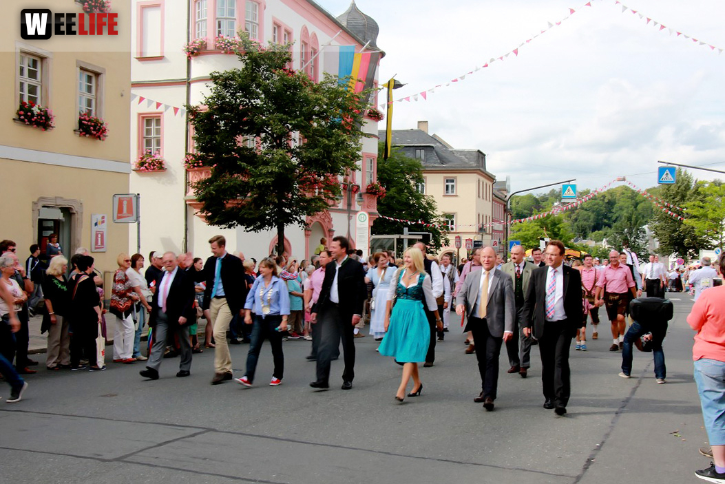 Hofer Volksfest 2016  Festzug Teil 1 29.7.16 