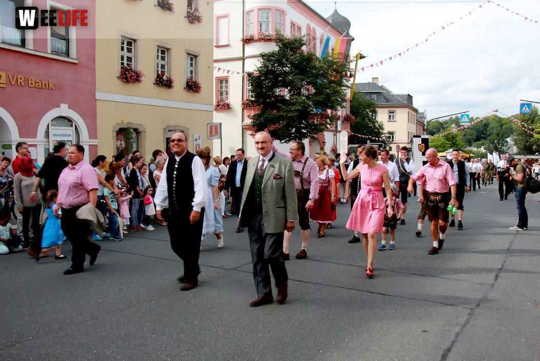 Hofer Volksfest 2016  Festzug Teil 1 29.7.16 