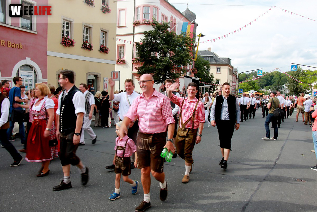 Hofer Volksfest 2016  Festzug Teil 1 29.7.16 