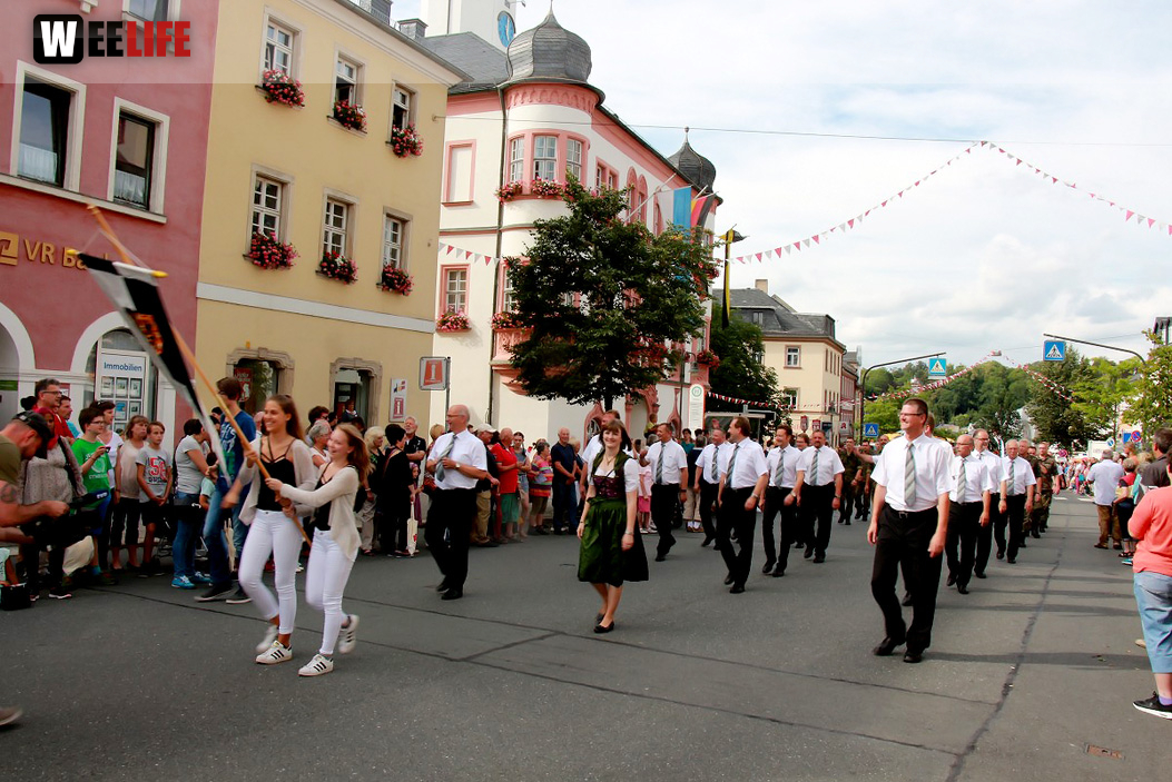 Hofer Volksfest 2016  Festzug Teil 1 29.7.16 