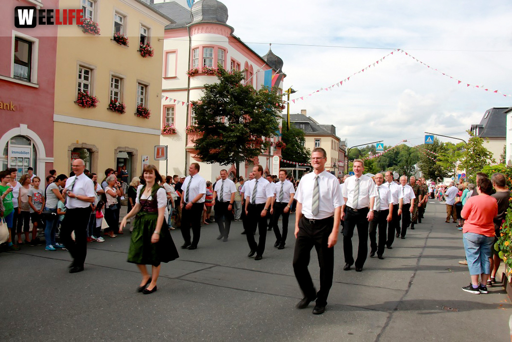 Hofer Volksfest 2016  Festzug Teil 1 29.7.16 