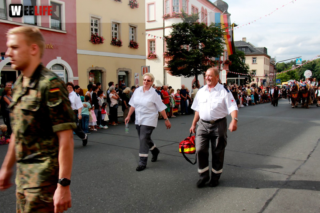 Hofer Volksfest 2016  Festzug Teil 1 29.7.16 