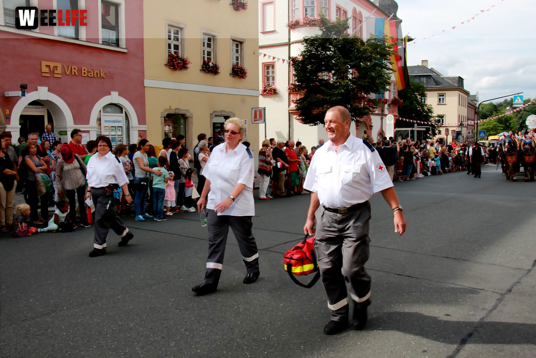 Hofer Volksfest 2016  Festzug Teil 1 29.7.16 