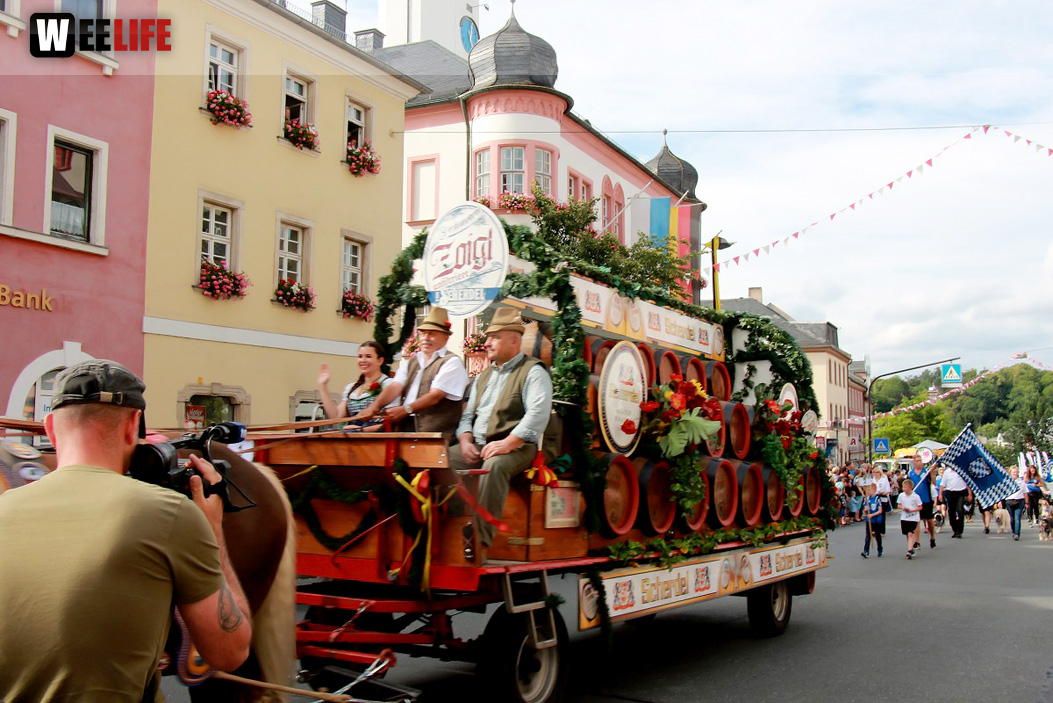 Hofer Volksfest 2016  Festzug Teil 1 29.7.16 
