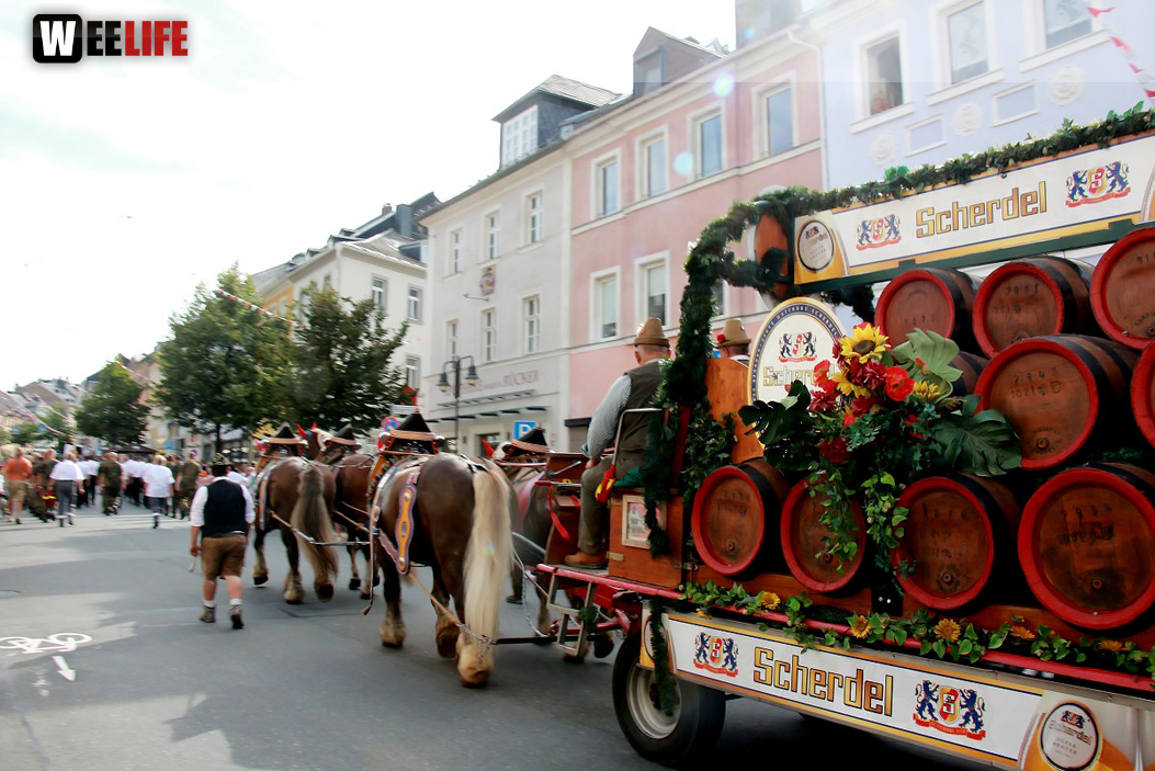 Hofer Volksfest 2016  Festzug Teil 1 29.7.16 