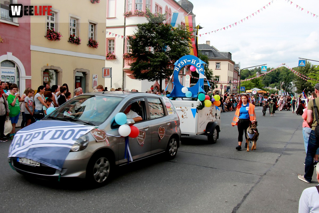 Hofer Volksfest 2016  Festzug Teil 1 29.7.16 