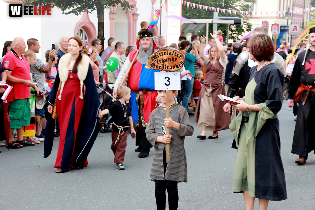 Hofer Volksfest 2016  Festzug Teil 1 29.7.16 