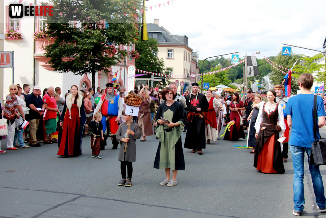 Hofer Volksfest 2016  Festzug Teil 1 29.7.16 