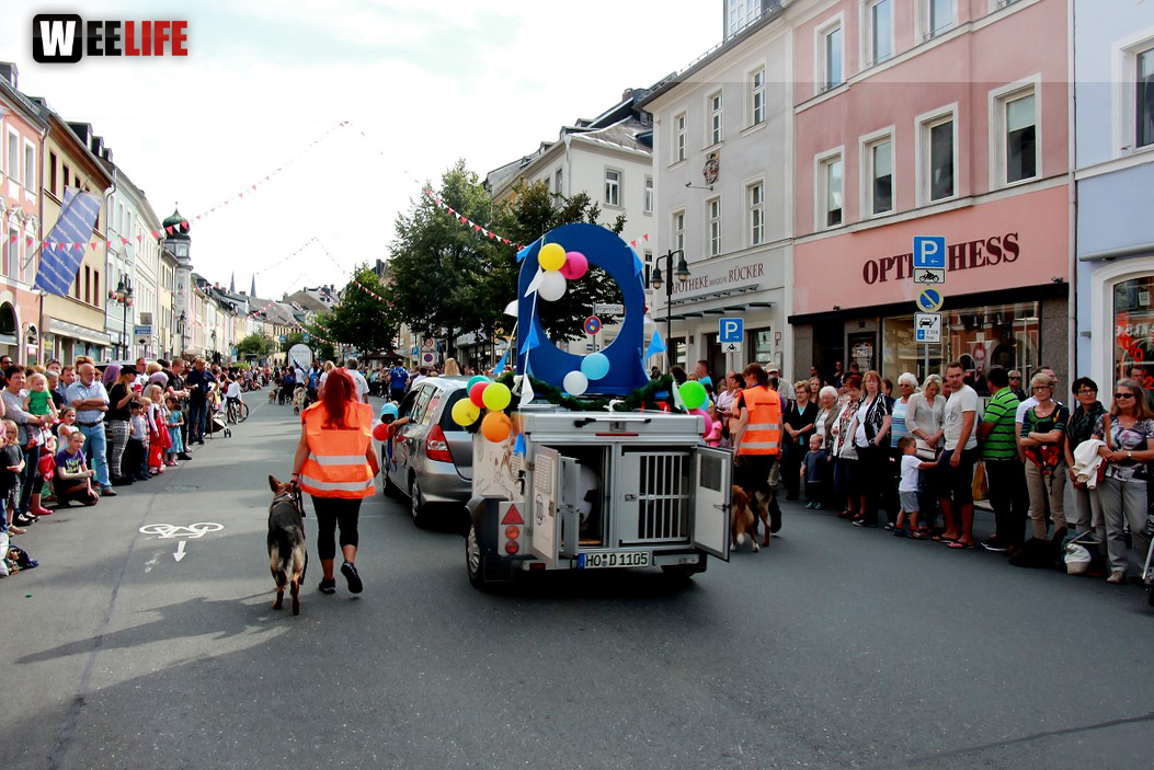 Hofer Volksfest 2016  Festzug Teil 1 29.7.16 