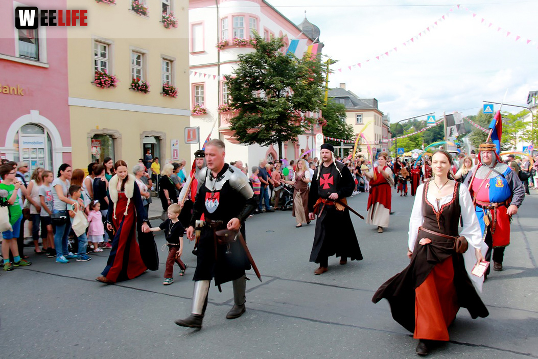Hofer Volksfest 2016  Festzug Teil 1 29.7.16 