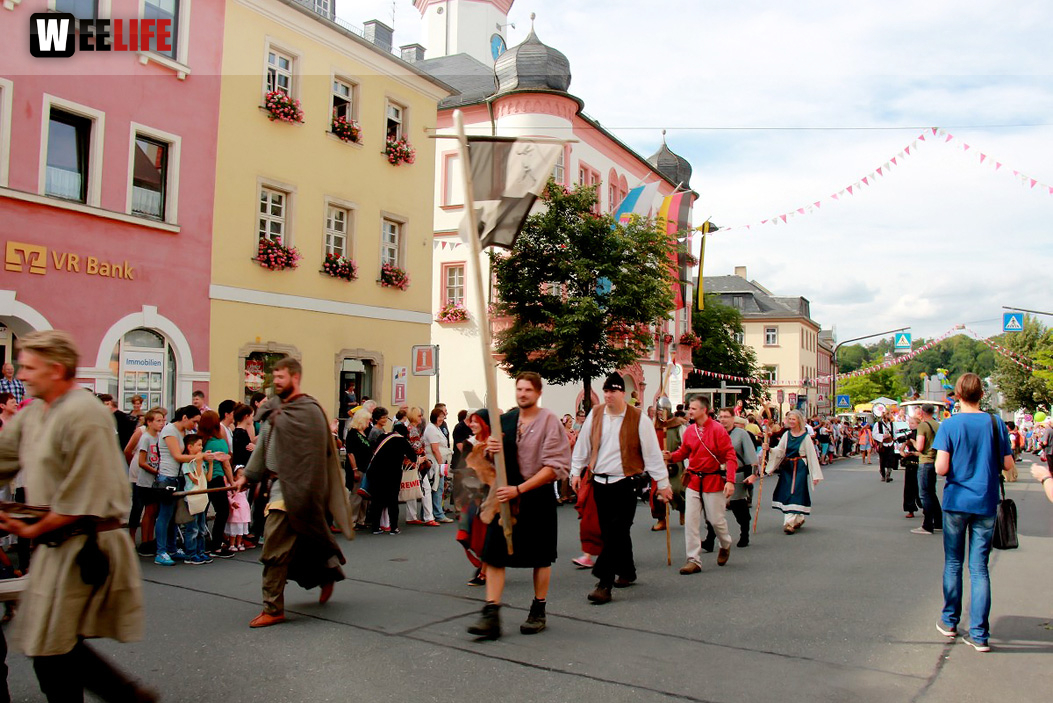 Hofer Volksfest 2016  Festzug Teil 1 29.7.16 