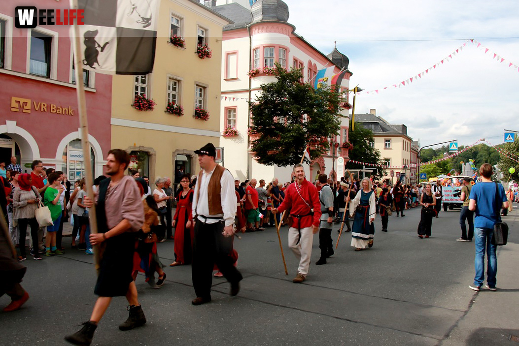 Hofer Volksfest 2016  Festzug Teil 1 29.7.16 