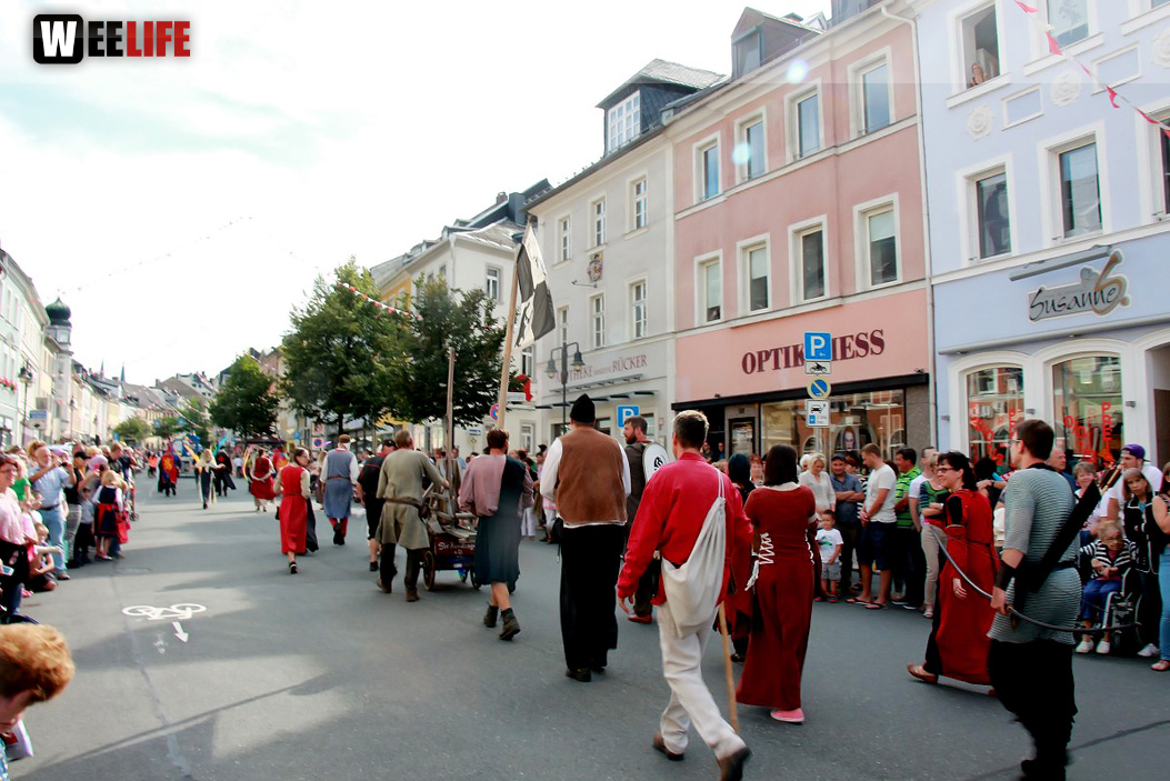 Hofer Volksfest 2016  Festzug Teil 1 29.7.16 