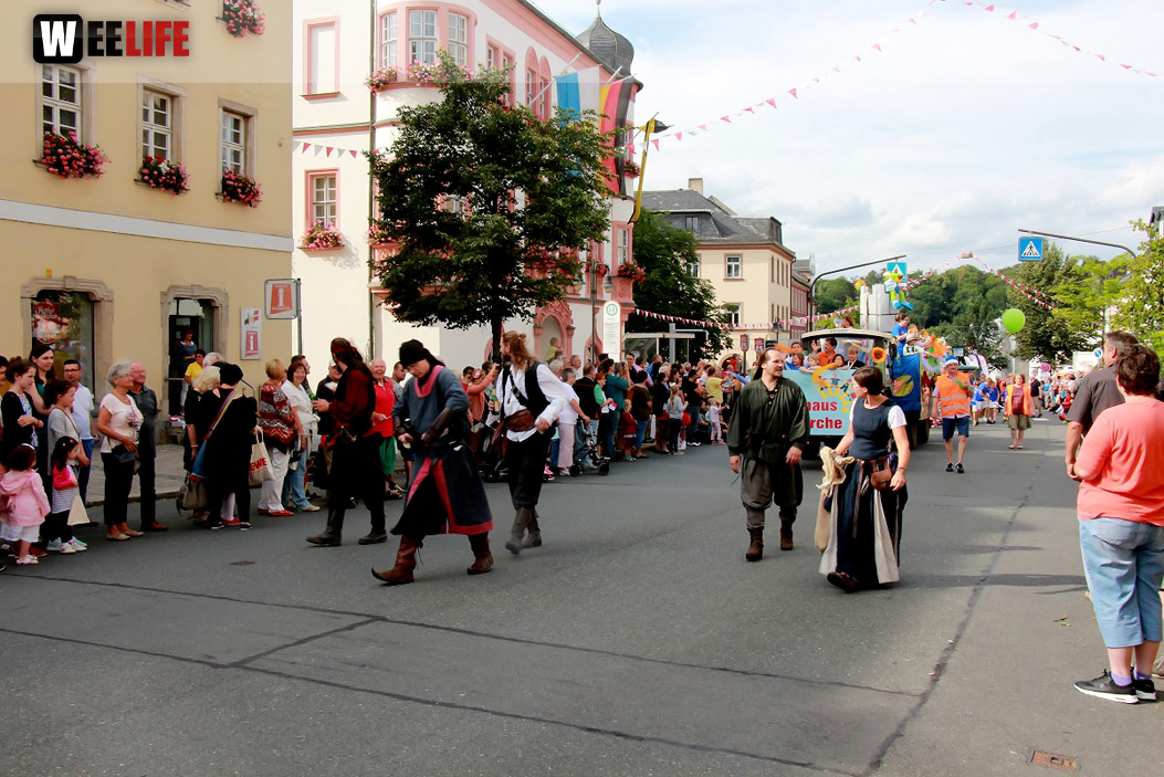 Hofer Volksfest 2016  Festzug Teil 1 29.7.16 