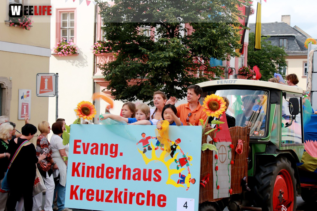 Hofer Volksfest 2016  Festzug Teil 1 29.7.16 