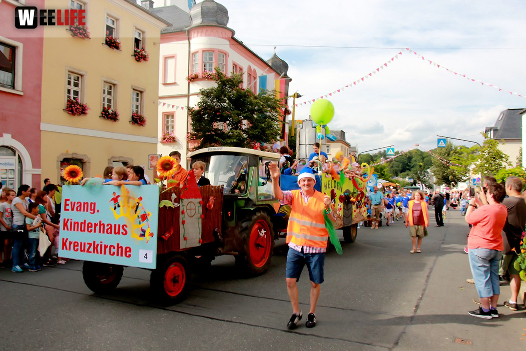 Hofer Volksfest 2016  Festzug Teil 1 29.7.16 