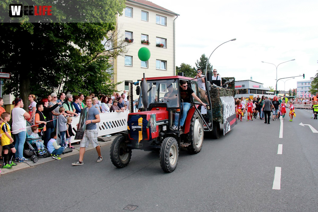 Hofer Volksfest 2016  Festzug Teil 3 29.7.16 