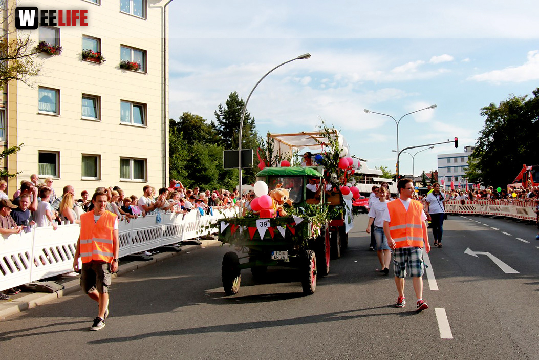 Hofer Volksfest 2016  Festzug Teil 3 29.7.16 