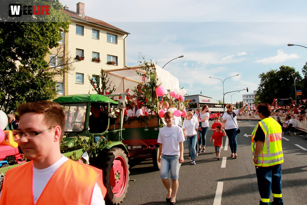 Hofer Volksfest 2016  Festzug Teil 3 29.7.16 