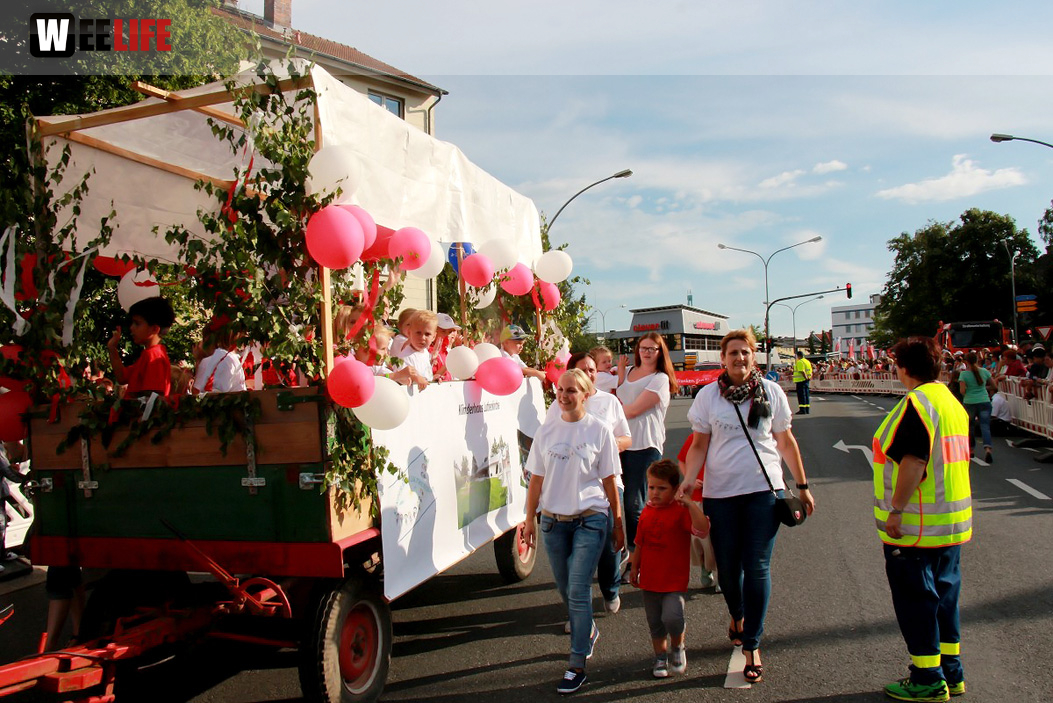 Hofer Volksfest 2016  Festzug Teil 3 29.7.16 