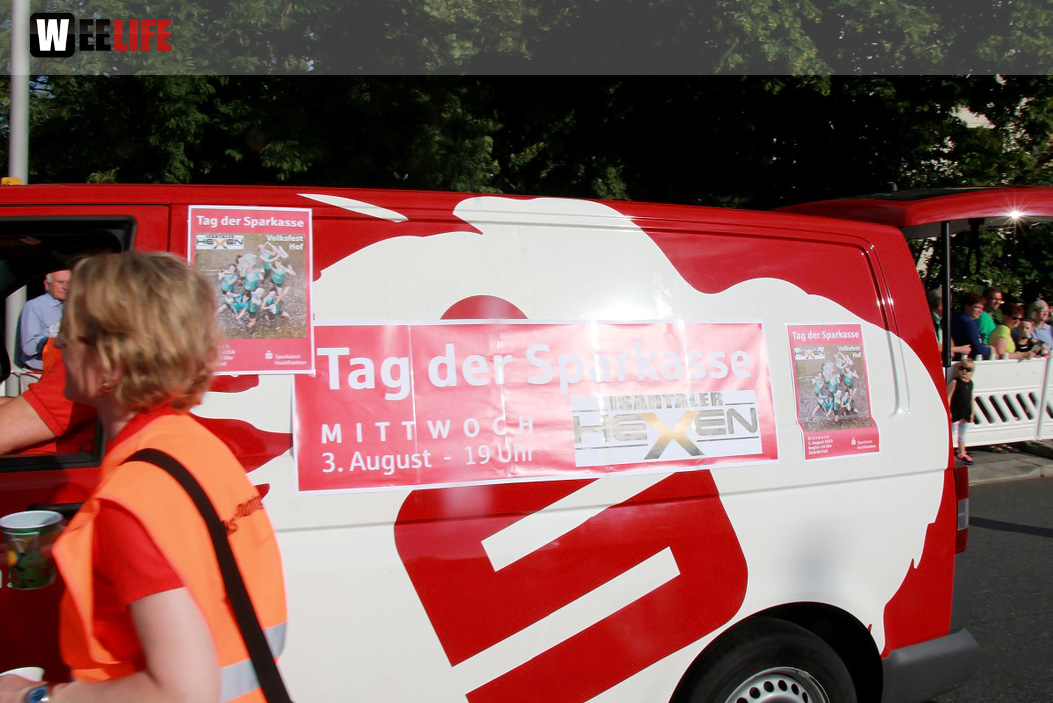 Hofer Volksfest 2016  Festzug Teil 3 29.7.16 